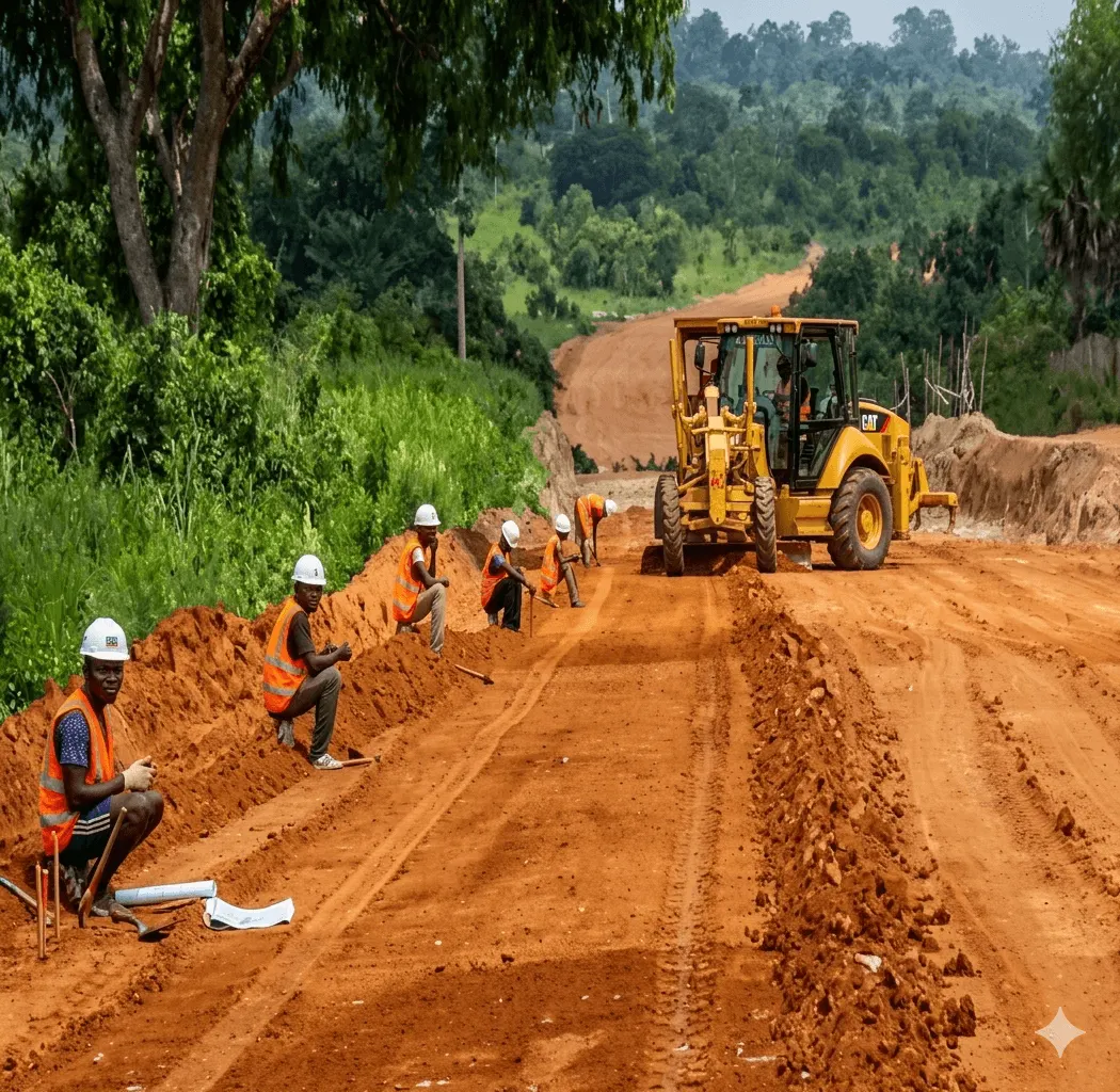 Études techniques et contrôle des travaux en Afrique de l'Ouest.